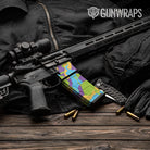 AR-15 Mag & Mag Well Ragged Carnival Gun Skin Vinyl Wrap