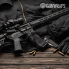AR-15 Mag & Mag Well Ragged Elite Black Gun Skin Vinyl Wrap