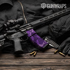 AR-15 Mag & Mag Well Ragged Elite Purple Gun Skin Vinyl Wrap