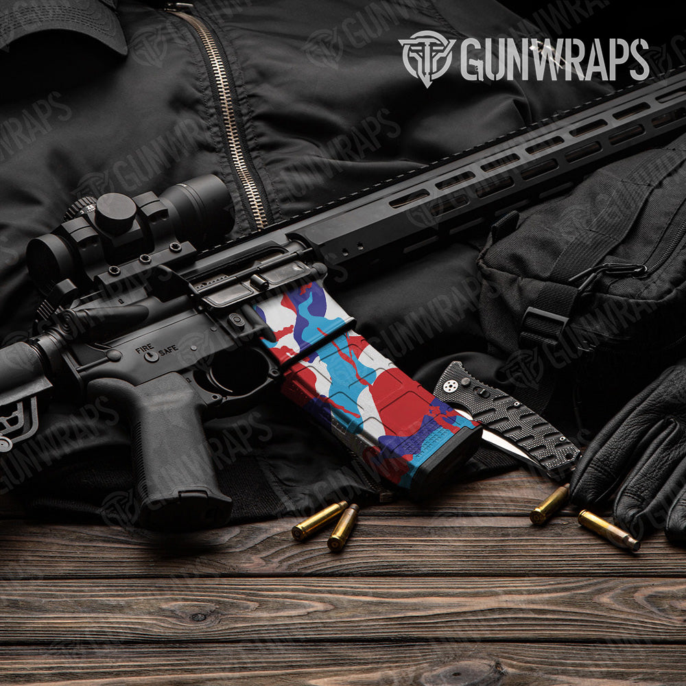 AR-15 Mag & Mag Well Ragged M Series Gun Skin Vinyl Wrap