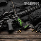 AR-15 Mag & Mag Well Ragged Metro Green Gun Skin Vinyl Wrap