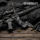 AR-15 Mag & Mag Well Ragged Midnight Gun Skin Vinyl Wrap