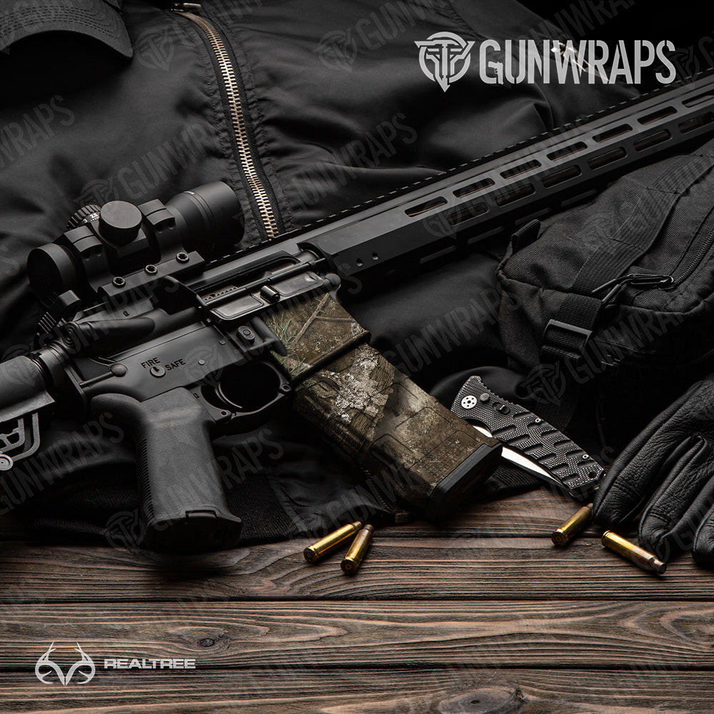 AR-15 Mag & Mag Well Realtree Nature APX Gun Skin Vinyl Wrap
