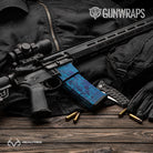 AR-15 Mag & Mag Well Realtree WAV3 Standard Blue Gun Skin Vinyl Wrap