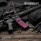 AR-15 Mag & Mag Well Realtree XTREME Dark Magenta Gun Skin Vinyl Wrap