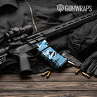 AR-15 Mag & Mag Well Sharp Baby Blue Gun Skin Vinyl Wrap