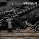 AR-15 Mag & Mag Well Stone Toxic Waste Marble Gun Skin Vinyl Wrap