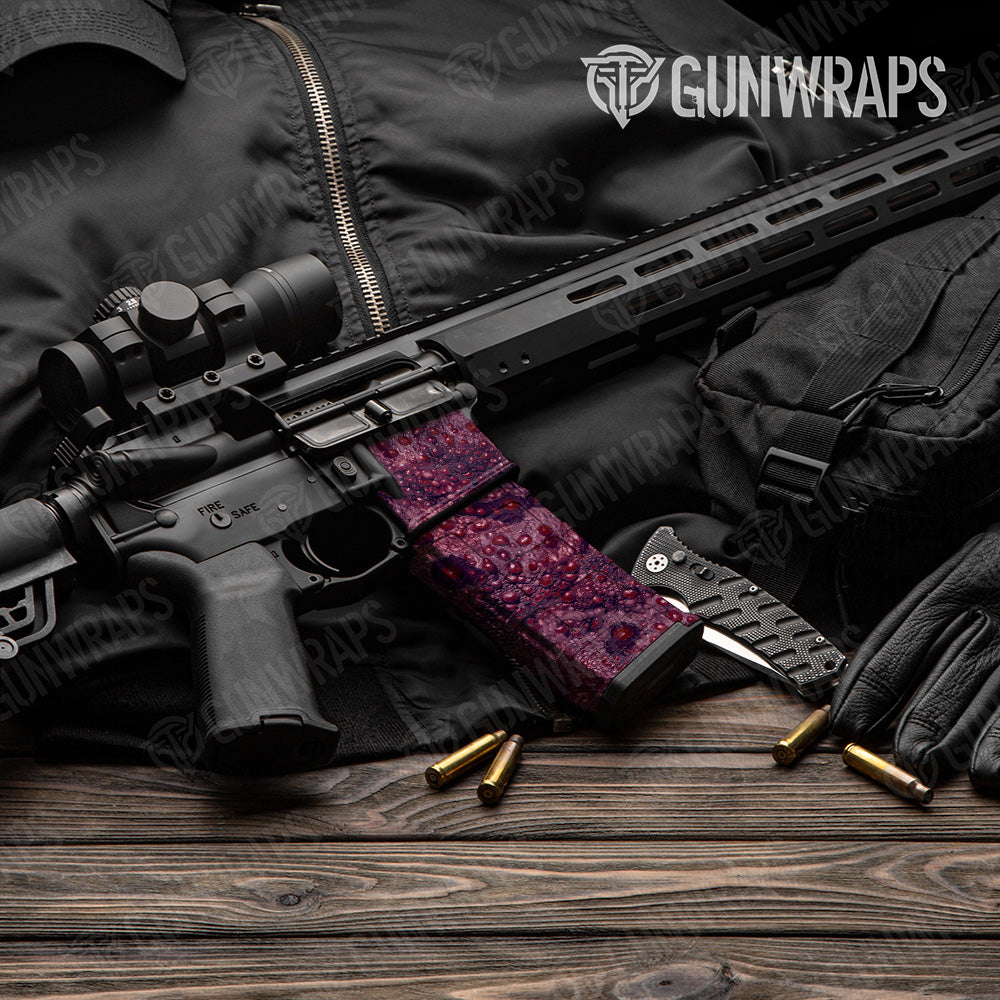 AR-15 Mag & Mag Well Toadaflage Berry Crush Gun Skin Vinyl Wrap
