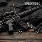 AR-15 Mag & Mag Well Vietnam Tiger Stripe Elite Black Gun Skin Vinyl Wrap