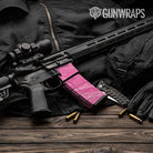 AR-15 Mag & Mag Well Vietnam Tiger Stripe Elite Pink Gun Skin Vinyl Wrap