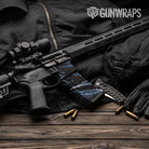 AR-15 Mag & Mag Well Vietnam Tiger Stripe Navy Gun Skin Vinyl Wrap