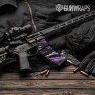 AR-15 Mag & Mag Well Vietnam Tiger Stripe Purple Tiger Gun Skin Vinyl Wrap