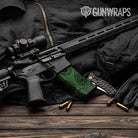 AR-15 Mag Bandana Green And Black Gun Skin Vinyl Wrap