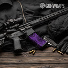 AR-15 Mag Bandana Purple And Black Gun Skin Vinyl Wrap