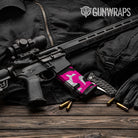 AR-15 Mag Classic Magenta Tiger Gun Skin Vinyl Wrap