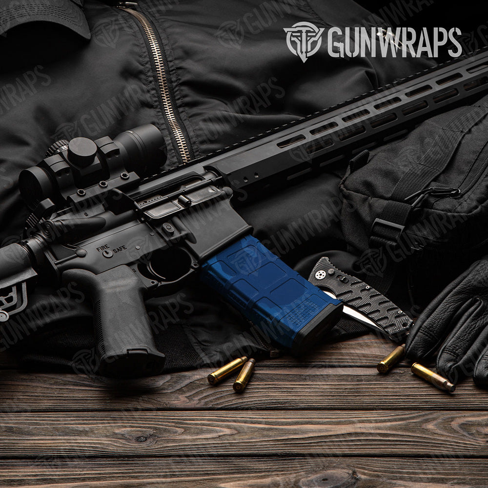 AR-15 Mag Cumulus Elite Blue Gun Skin Vinyl Wrap