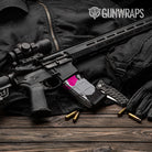 AR-15 Mag Cumulus Magenta Tiger Gun Skin Vinyl Wrap