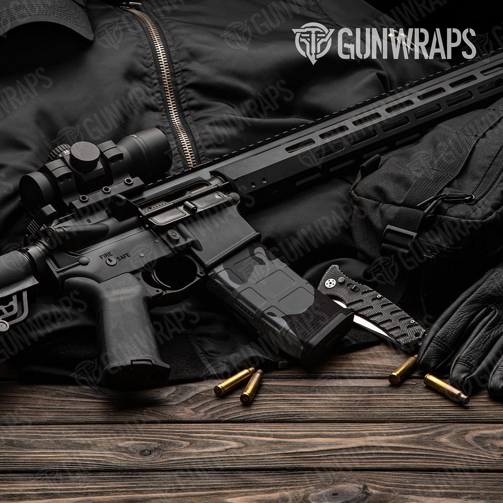 AR-15 Mag Cumulus Midnight Gun Skin Vinyl Wrap