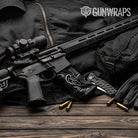 AR-15 Mag Damascus Black Gun Skin Vinyl Wrap