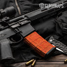 AR-15 Mag Eclipse Elite Orange Gun Skin Vinyl Wrap