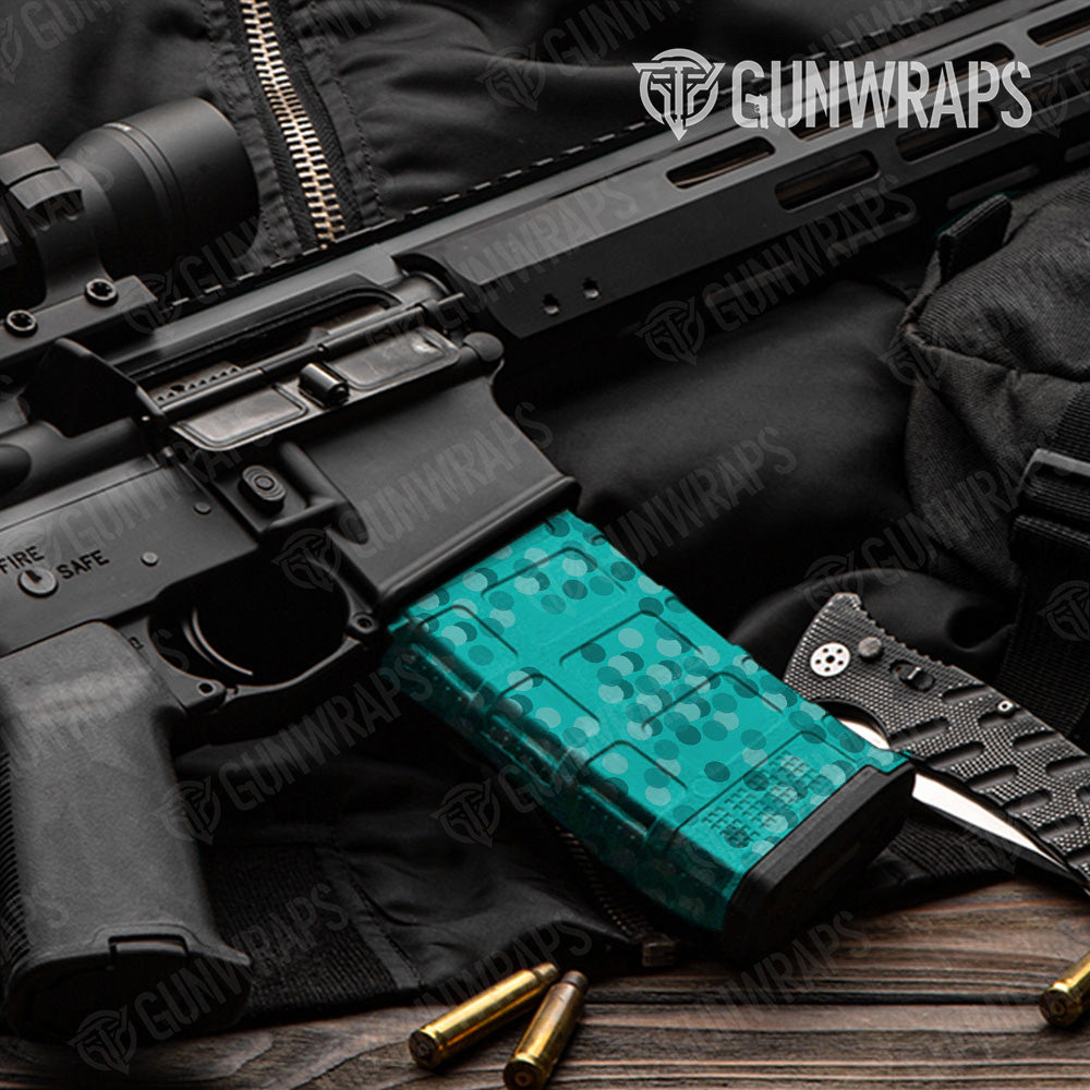 AR-15 Mag Eclipse Elite Tiffany Blue Gun Skin Vinyl Wrap