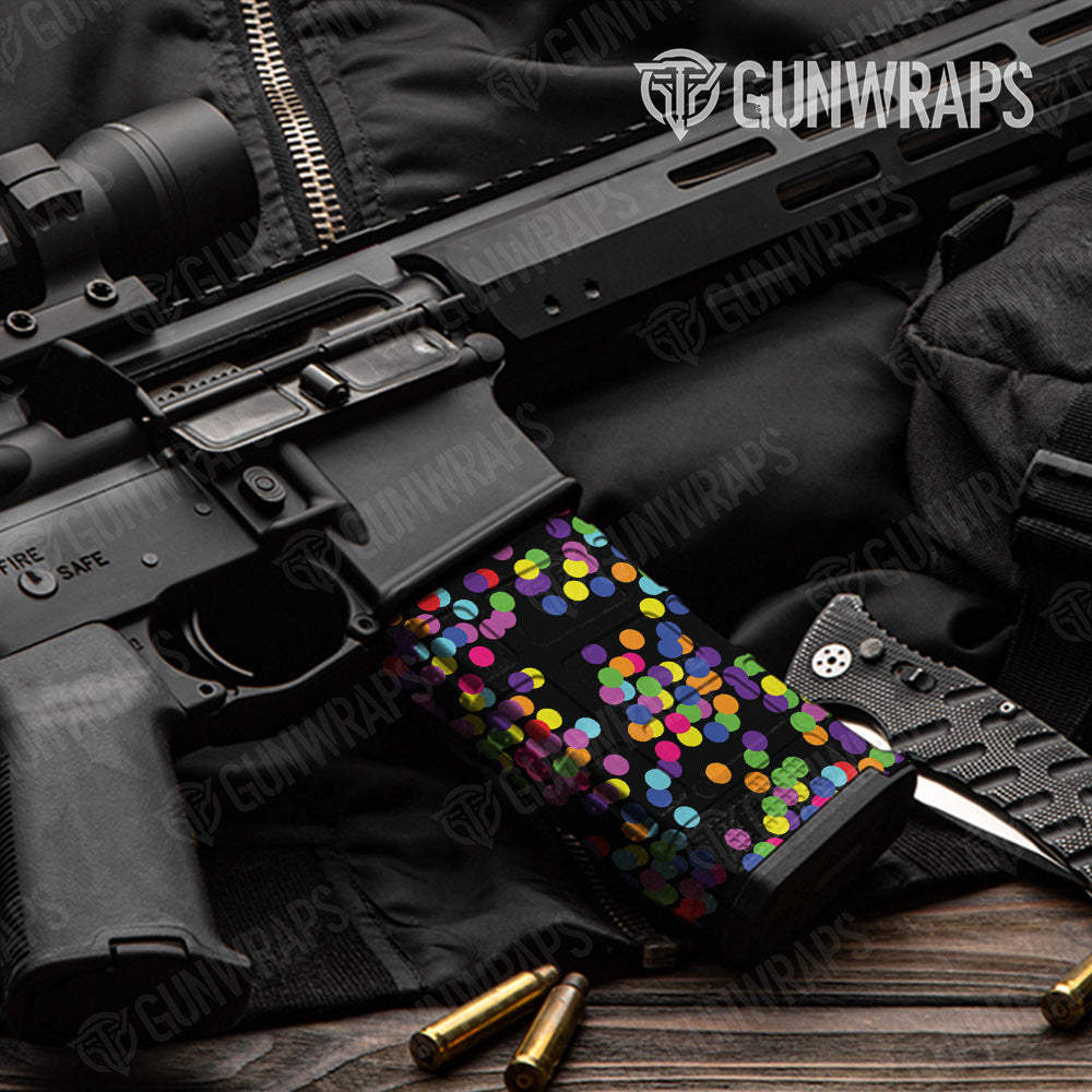 AR-15 Mag Eclipse Multicolor Gun Skin Vinyl Wrap