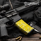 AR-15 Mag Erratic Elite Yellow Gun Skin Vinyl Wrap