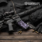 AR-15 Mag Erratic Lilac Gun Skin Vinyl Wrap
