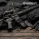 AR 15 Mag Hex DNA Blue Gun Skin Vinyl Wrap