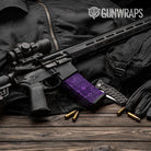 AR 15 Mag Hex DNA Elite Purple Gun Skin Vinyl Wrap