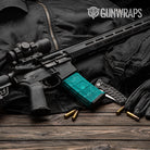 AR-15 Mag Hex DNA Elite Tiffany Blue Gun Skin Vinyl Wrap