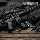 AR-15 Mag Hex DNA Midnight Frost Gun Skin Vinyl Wrap