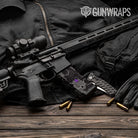 AR 15 Mag Hex DNA Purple Gun Skin Vinyl Wrap