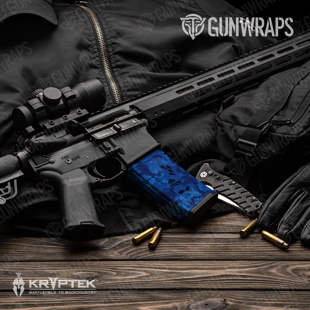 AR-15 Mag Kryptek Obskura Deep Gun Skin Vinyl Wrap