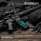 AR-15 Mag Kryptek Turquoise Gun Skin Vinyl Wrap