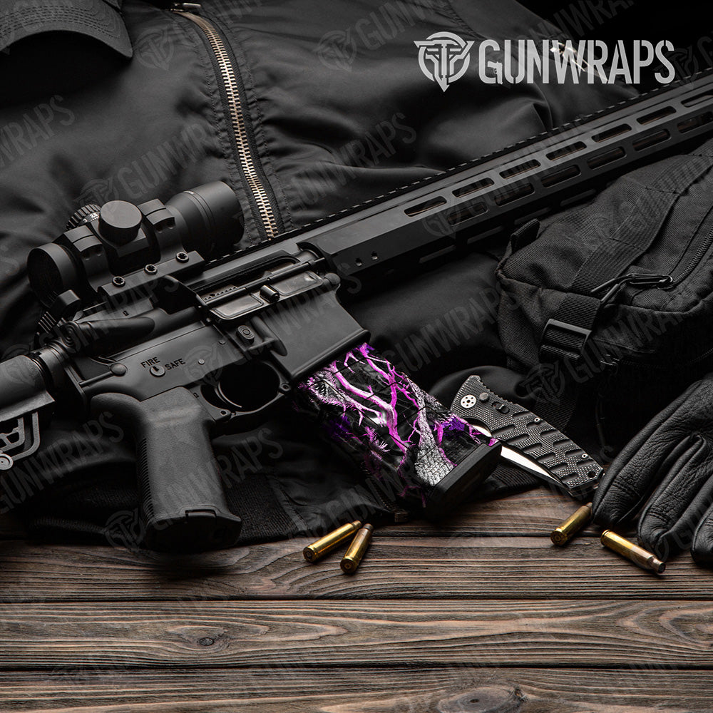 AR-15 Mag Nature Pink Voodoo Gun Skin Vinyl Wrap