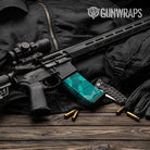 AR-15 Mag Ragged Elite Tiffany Blue Gun Skin Vinyl Wrap