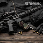 AR-15 Mag Ragged Militant Blood Gun Skin Vinyl Wrap