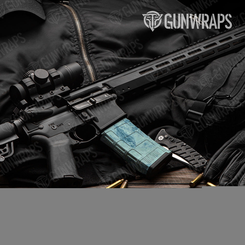 AR-15 Mag Realtree XTREME Caribbean Gun Skin Vinyl Wrap