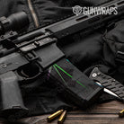 AR-15 Mag Shattered Laser Elite Black Retro Gun Skin Vinyl Wrap