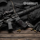 AR-15 Mag Shattered Elite Black Gun Skin Vinyl Wrap