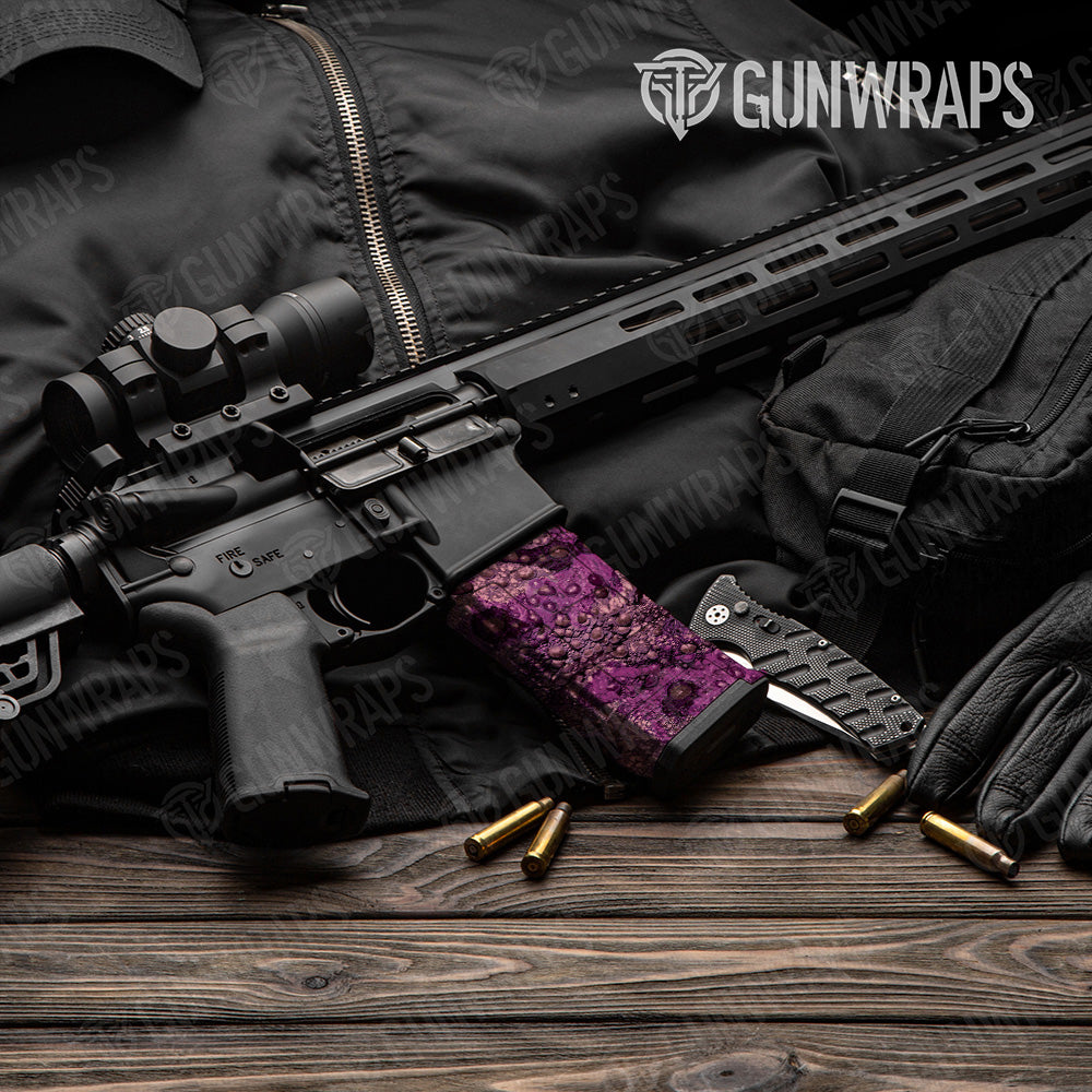 AR-15 Mag Toadaflage Grape Jelly Gun Skin Vinyl Wrap
