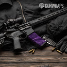 AR-15 Mag Vietnam Tiger Stripe Elite Purple Gun Skin Vinyl Wrap