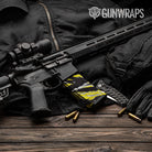 AR-15 Mag Vietnam Tiger Stripe Yellow Tiger Gun Skin Vinyl Wrap