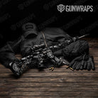 Bandana Black And White Gun Skin Vinyl Wrap