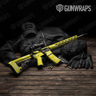 Bandana Yellow And White Gun Skin Vinyl Wrap