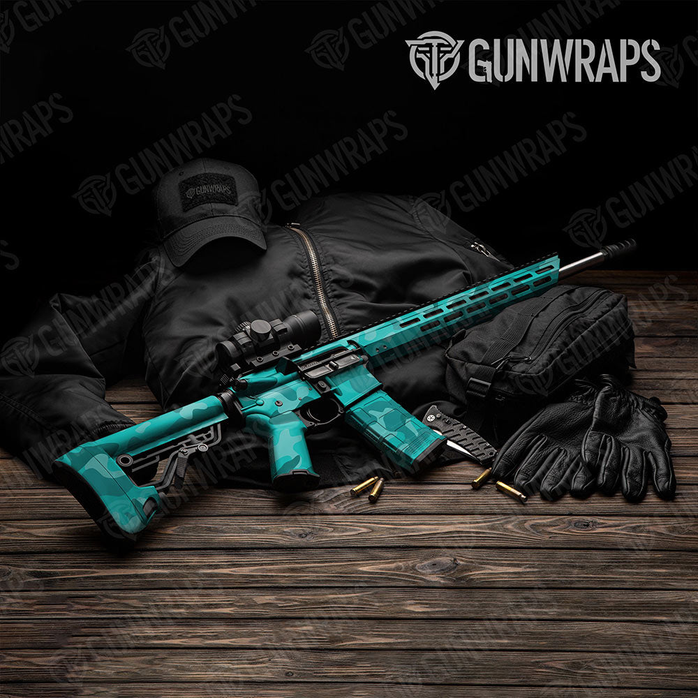 Classic Elite Tiffany Blue Gun Skin Vinyl Wrap