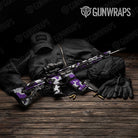 Classic Purple Tiger Gun Skin Vinyl Wrap