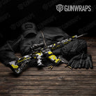 Classic Yellow Tiger Gun Skin Vinyl Wrap