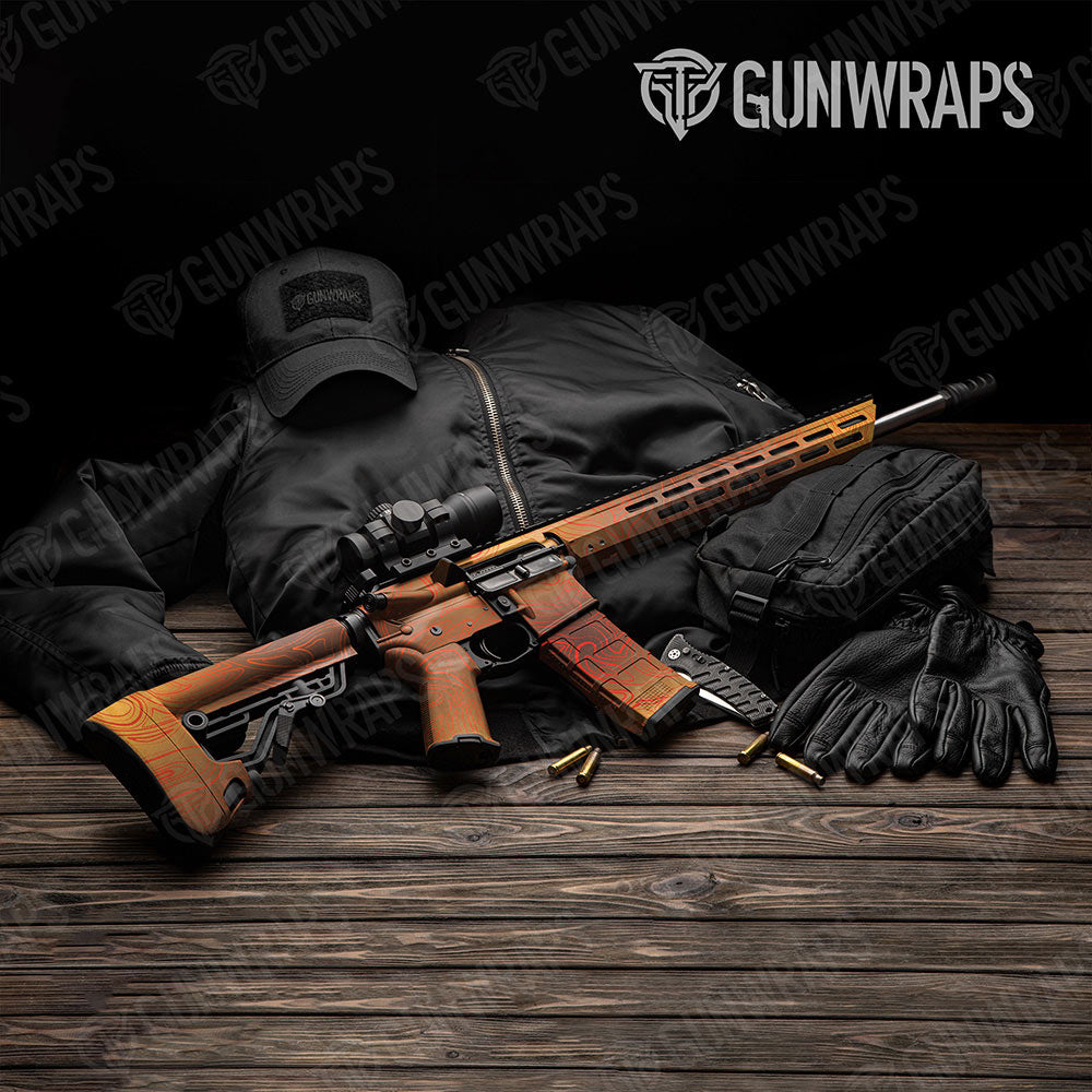 Damascus Autumn Gun Skin Vinyl Wrap